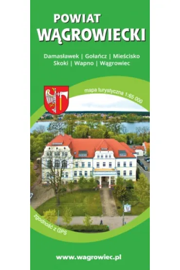 POWIAT W�GROWIECKI - MAPA TURYSTYCZNA 1:65 000