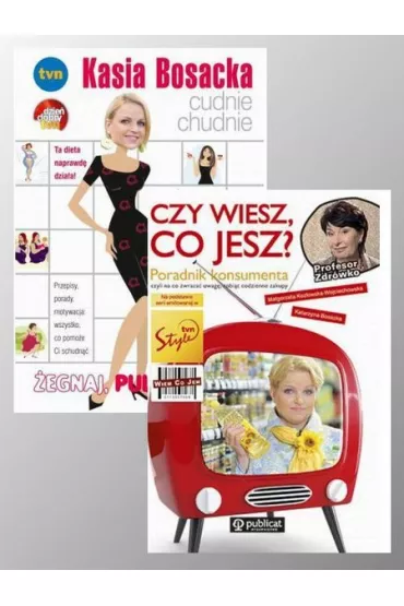 Zestaw 2 ksi��ek: Czy wiesz, co jesz? + Kasia Bosacka cudnie chudnie - Katarzyna Bosacka