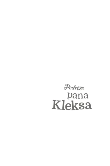 Podr�e pana Kleksa - Jan Brzechwa