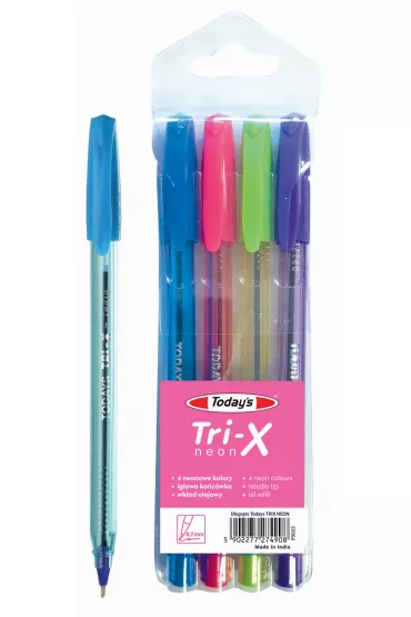 Interdruk D�ugopis Today Trix Fashion Neon 4 szt.