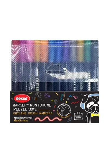 Beniamin Markery konturowe 12 kolor�w