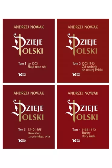 Pakiet Dzieje Polski. Tomy 1-4 - Andrzej Nowak