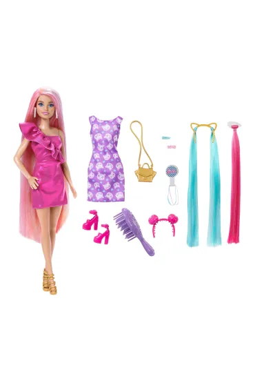 Barbie. Lalka Zabawa w�osami JDC85 Mattel