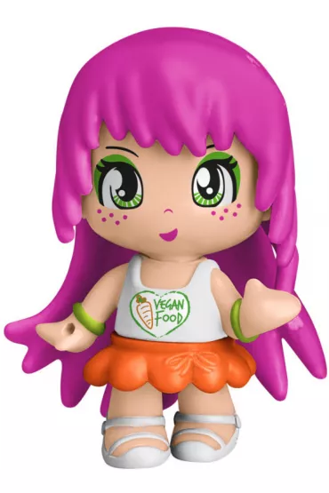 PinyPony CITY. Seria Natura. Laleczka 7cm z akcesoriami dziewczynka z r�owymi w�osami Epee