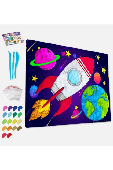 Panta Plast Zestaw do wyklejania plastelin� - Kosmos