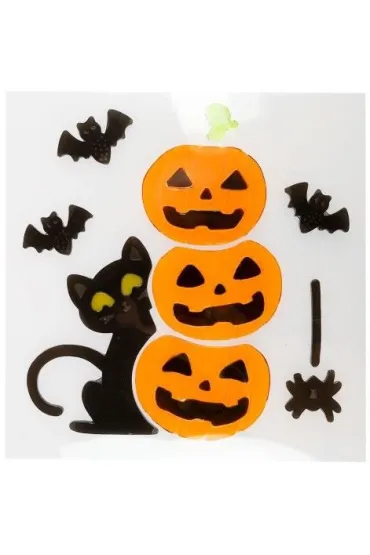 Naklejka 19x19 cm �elowa Halloween ARPEX HA1588