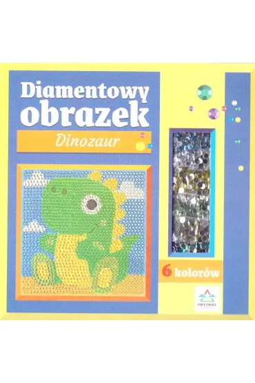 Diamentowy obrazek. Dinozaur