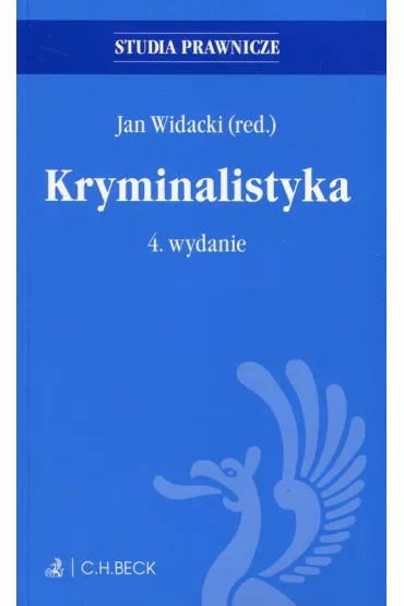 Kryminalistyka - Jan Widacki