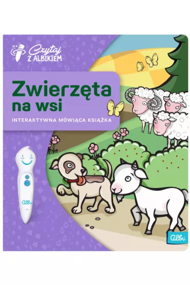 Czytaj z Albikiem. Zwierz�ta na wsi. Interaktywna m�wi�ca ksi��ka - Lucie Krystl�kov�