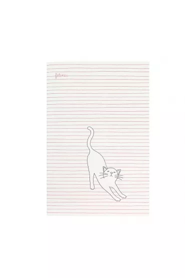 Santoro �redni Notatnik - Stay Pawsitive (Pink)