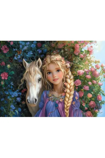 Puzzle 300 el. Princess With A Horse CASTORLAND B-030613
