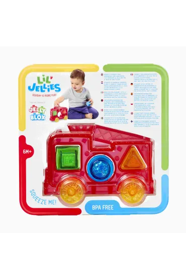 Lil Jellies Jelly Fire Truck Mi�kki W�z Stra�acki sorter