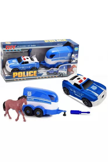 Auto policja z przyczep� rozkr�cane Trifox