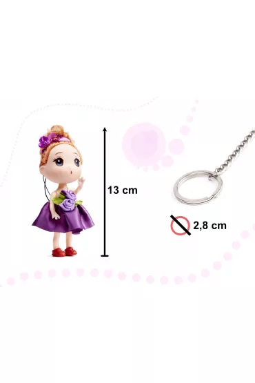Lalka lalki do domku dla lalek 3 dziewczynki + 1 ch�opczyk zestaw 4szt. 12cm
