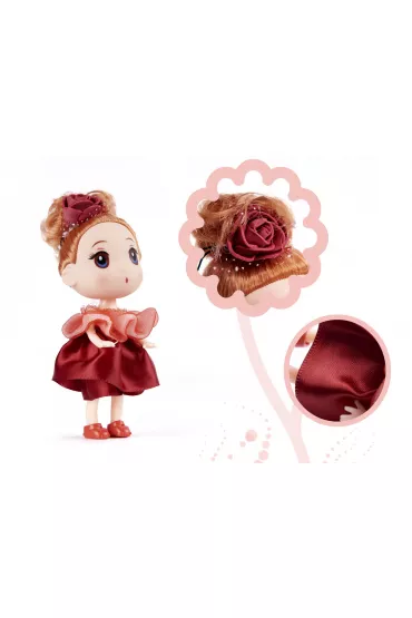 Lalka lalki do domku dla lalek 3 dziewczynki + 1 ch�opczyk zestaw 4szt. 12cm