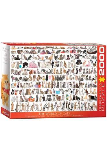 Puzzle 2000 el. The World of Cats Eurographics