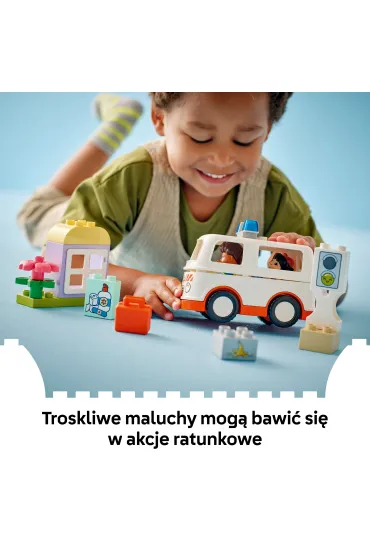 LEGO DUPLO Town Karetka z kierowc� 10447