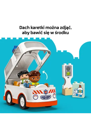 LEGO DUPLO Town Karetka z kierowc� 10447