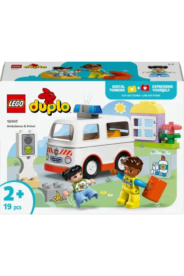 LEGO DUPLO Town Karetka z kierowc� 10447