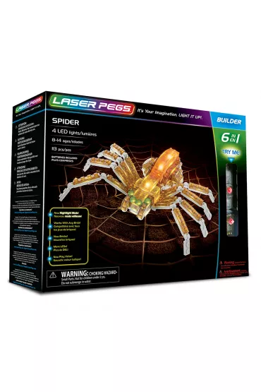 Klocki. Laser Pegs. Spider 6 w 1