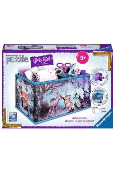 Puzzle 3D 216 el. Przybornik du�y Zwierz�ta 120840 Ravensburger