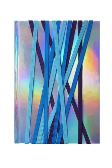 incood. Notes A5 holograficzny z gumkami