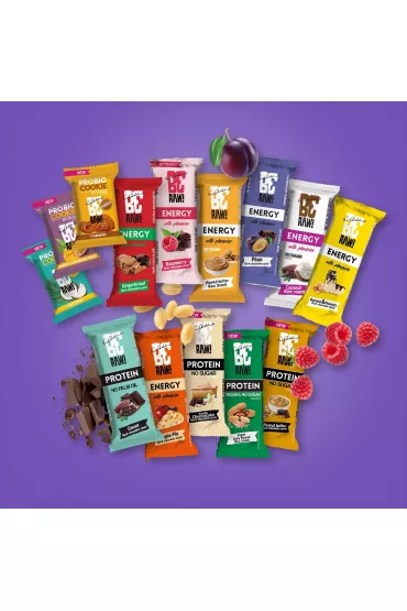 BeRaw Baton Energy Plum Chocolate 40 g