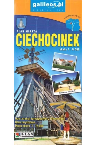 Plan miasta - Ciechocinek 1:9 000 w.VI