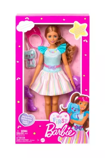 Moja Pierwsza Barbie Lalka + krliczek HLL21 Mattel