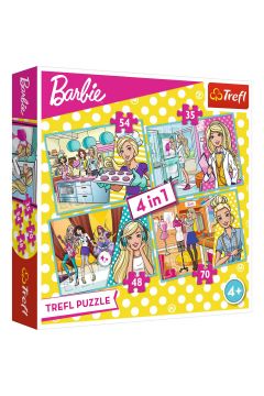 Puzzle 4w1 Kariera Barbie Trefl