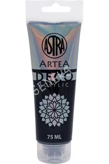 Astra Farba akrylowa Deco Artea w tubie czarna 75ml