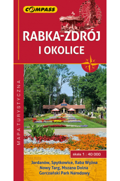 Mapa turystyczna Rabka-Zdrj i okolice 1:40000