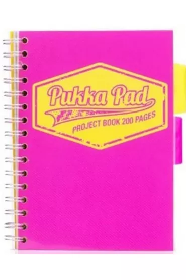 Ko�ozeszyt A5 Pukka Pad Neon kratka 100 kartek