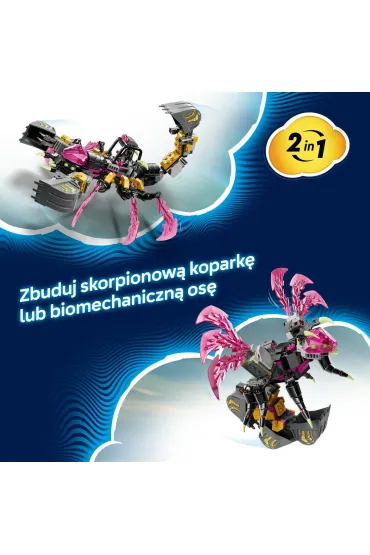 LEGO DREAMZzz Koszmarna skorpionowa koparka 71513