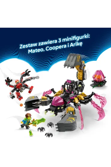 LEGO DREAMZzz Koszmarna skorpionowa koparka 71513