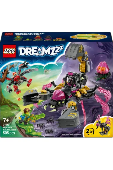 LEGO DREAMZzz Koszmarna skorpionowa koparka 71513