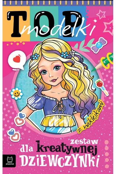 Zestaw dla kreatywnej dziewczynki. Top modelki
