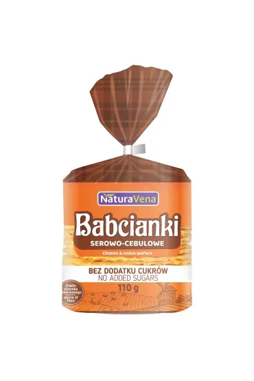 NaturaVena Babcianki serowo-cebulowe bez dodatku cukru Zestaw 2 x 110 g