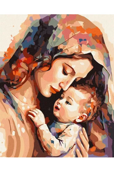 Ideyka Malowanie po numerach - Ciep�o matki 40x50cm