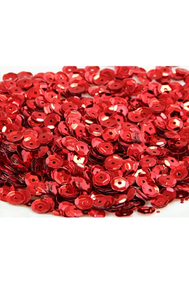 CEKINY 8MM/15GRAM CZERWONY B�YSZCZ�CY