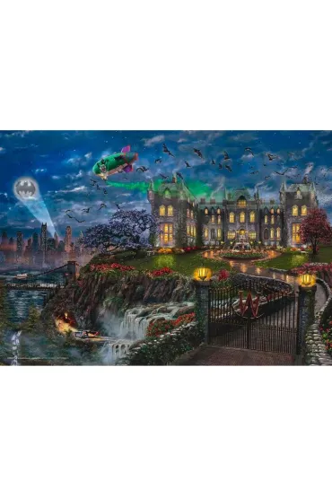 Puzzle 1000 el. PQ T.Kinkade Batman Rezydencja Bruce`a Wayne`a Schmidt Spiele-Puzzle