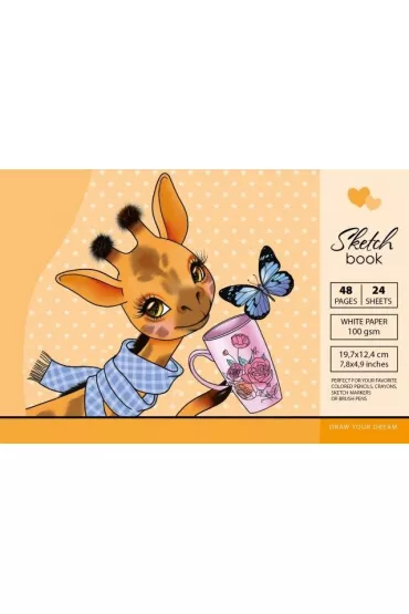 Fresh Szkicownik 19.7 x 12.4 cm 48 kartek