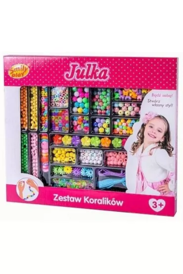 Du�y zestaw koralik�w Smily Play