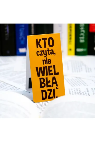 Molom Zak�adka magnetyczna. Kto czyta, nie wielb��dzi