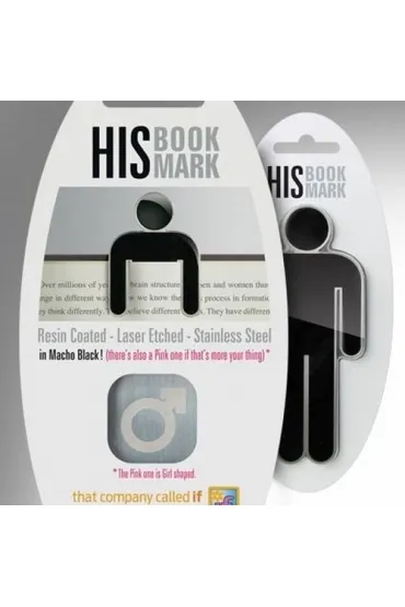 If Metalowa zak�adka do ksi��ki - His Bookmark