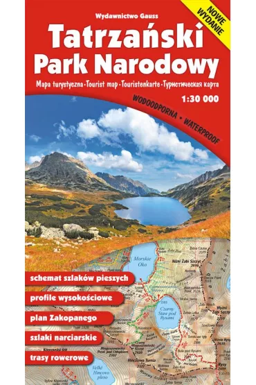 Mapa Tatrza�ski Park Narodowy (foliowana)