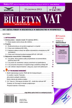 ePrasa Biuletyn VAT 12/2013