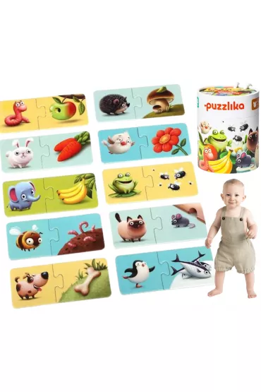 Puzzle Moje jedzenie Levenya