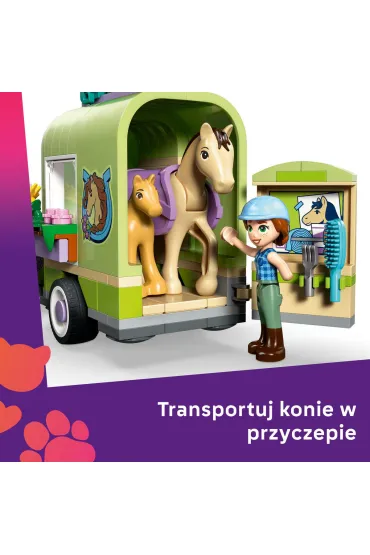LEGO Friends Przyczepa z koniem i �rebaczkiem 42695