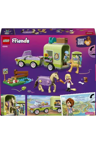 LEGO Friends Przyczepa z koniem i �rebaczkiem 42695
